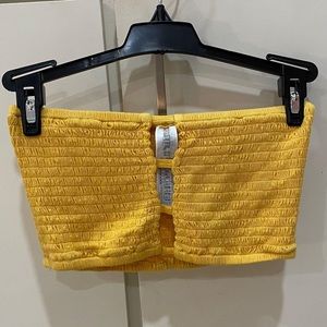 Bandeau crop top